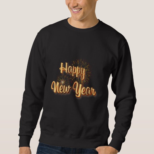 New Years Eve Party Supplies NYE 2023 Happy New Ye Sweatshirt (Front)