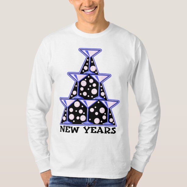 black new years eve shirt