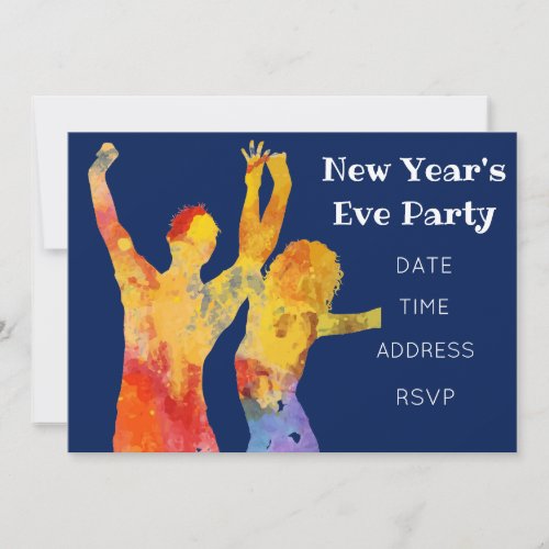New Years Eve party with disco Invitation