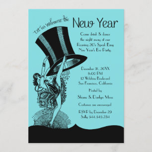 New Year's Eve Roaring 20's Party Invitation