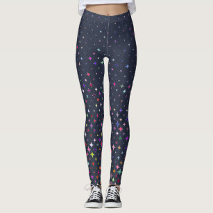 Colorful Happy New year with Fireworks Leggings - AIW Art Gifts