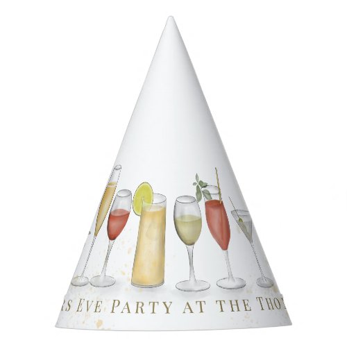 New Years Eve Whimsical Cute Fun Cocktails Party  Party Hat