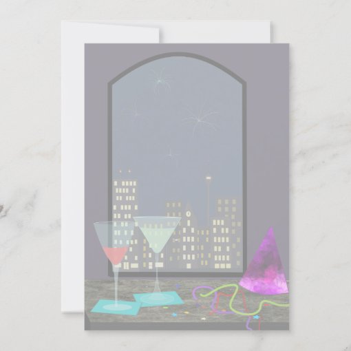 New Year's Eve Window Invitation | Zazzle