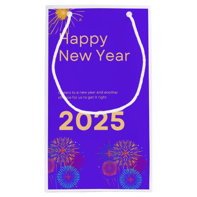 New Years Gift Bag - Small  (Back)