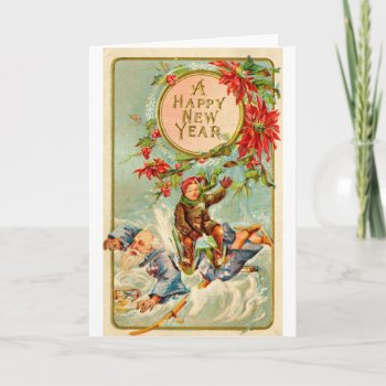 New Years Greeting Card by lmulibrary at Zazzle