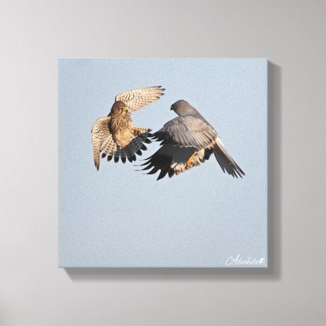 New Year's Greetings Canvas Print (Front)