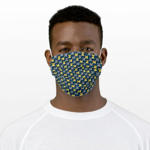 New Years Herringbone  Adult Cloth Face Mask