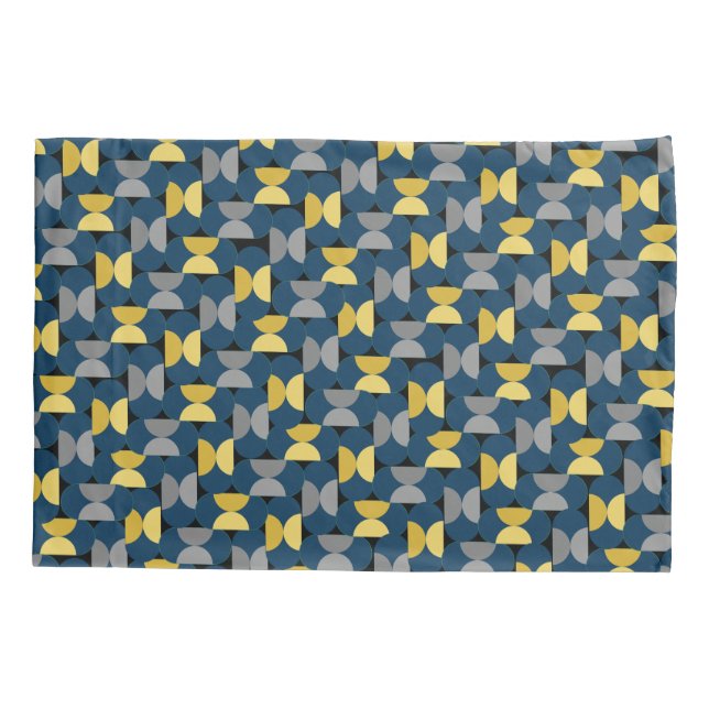 New Year's Herringbone Pillow Case (Back)