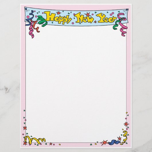 New Year's Letterhead (Front)
