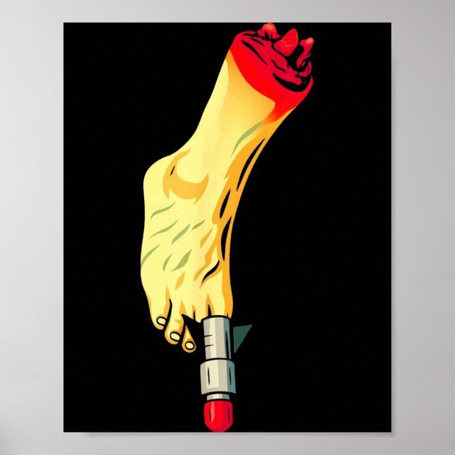 New Years Missile Toe Funny Mistletoe Holiday  Poster (Front)