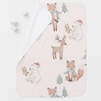 New Year's packaging, bears and chanterelles with  Baby Blanket