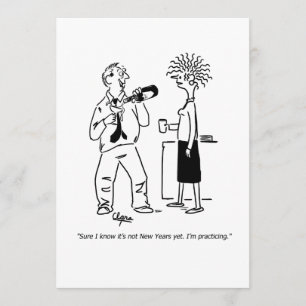 New Year's party invitation