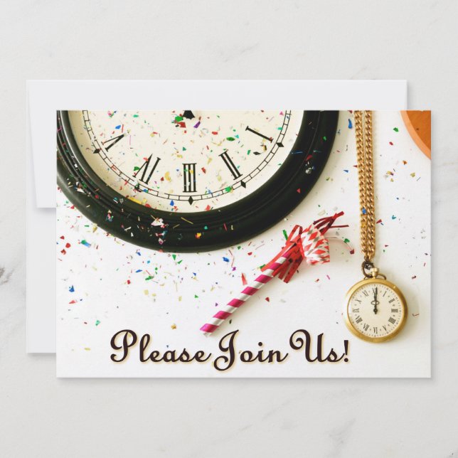 New Years Party Invitation (Front)