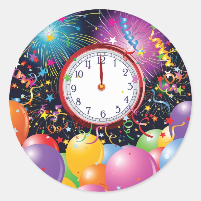 New Years Party Stickers (Front)