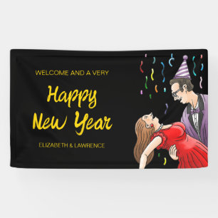 New Year's Party Welcome Banner