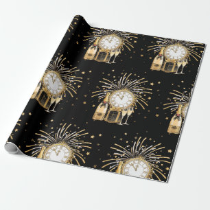 New Year's Party Wrapping Paper