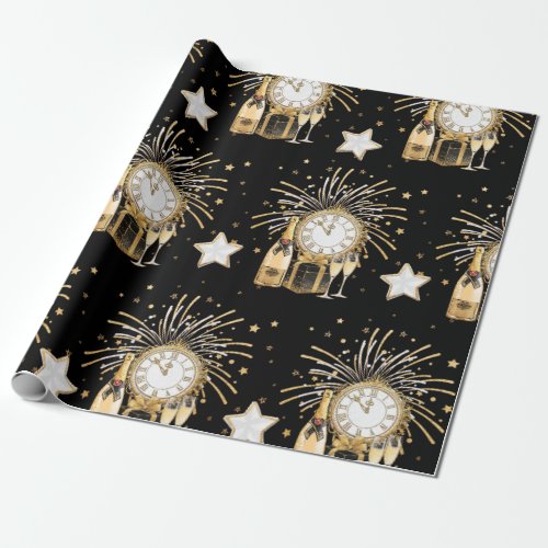 New Years Party  Wrapping Paper