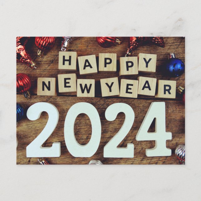 NEW YEARS POSTCARD (Front)