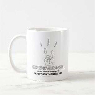 New Years resolutions best intentions Coffee Mug