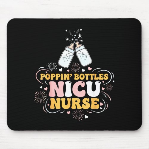 New Years Shirt, Nurse Png Bottles For The New Yea Mouse Pad