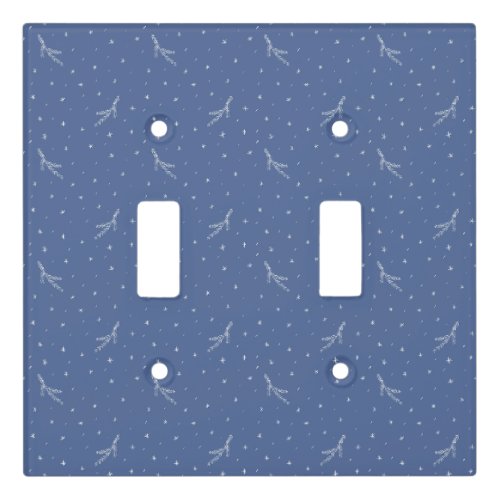 New Years snow Light Switch Cover