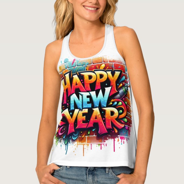 New Years Tanktop Tank Top (Front)
