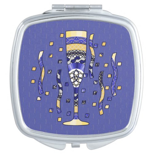 New Years Toast Compact Mirror