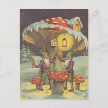 New Year's Toast Postcard by redmushroom at Zazzle