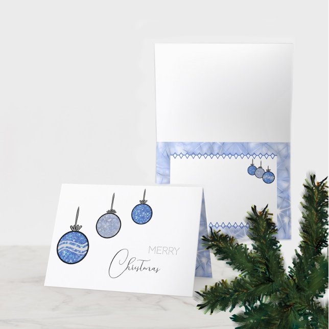 New Year's tree decorations Card (Creator Uploaded)