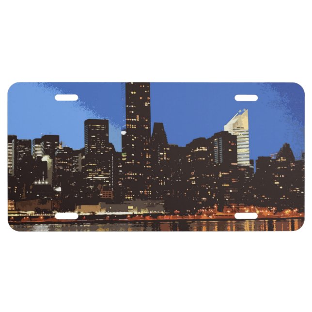 New York 001 License Plate (Front)