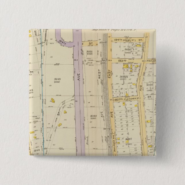 New York 17 Button (Front)