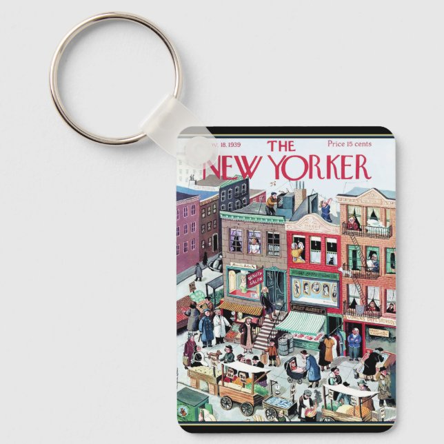 New York 1939 Daily Life Keychain (Front)