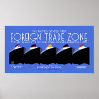 New York 1st. Foreign Trade Zone- 1937