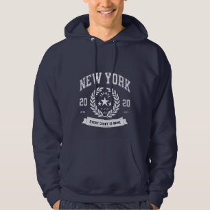 New York 2020 Classic Hoodie – Stylish Unisex Pull