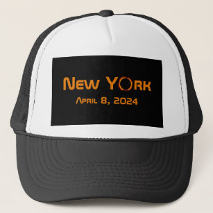 New York 2024 Total Solar Eclipse  Trucker Hat