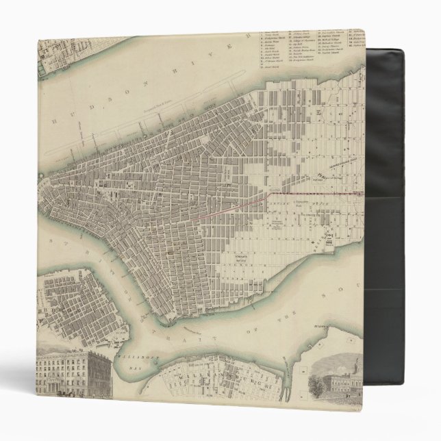 New York 22 3 Ring Binder (Front/Inside)
