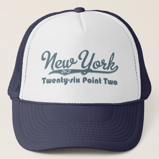 New York 26.2 Blue Marathon Cap (Front)