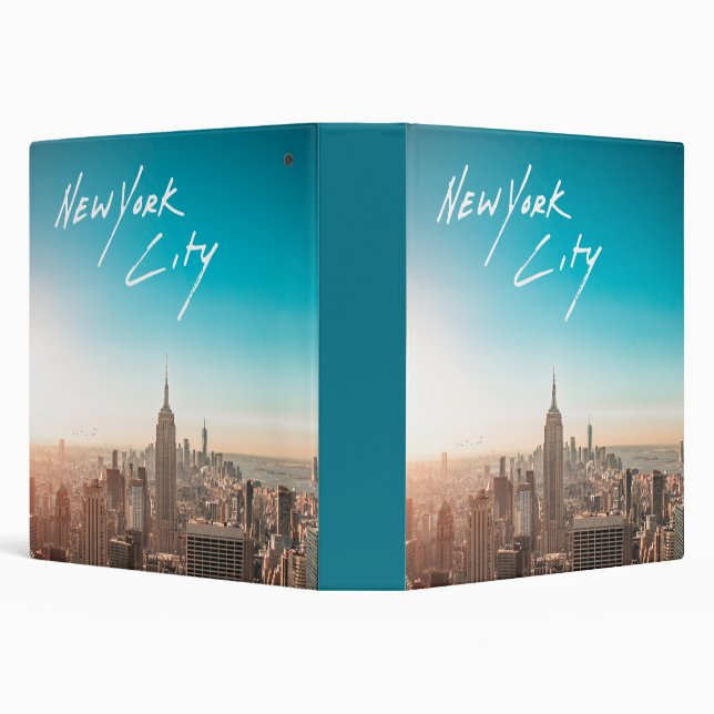 New York 3 Ring Binder (Background)