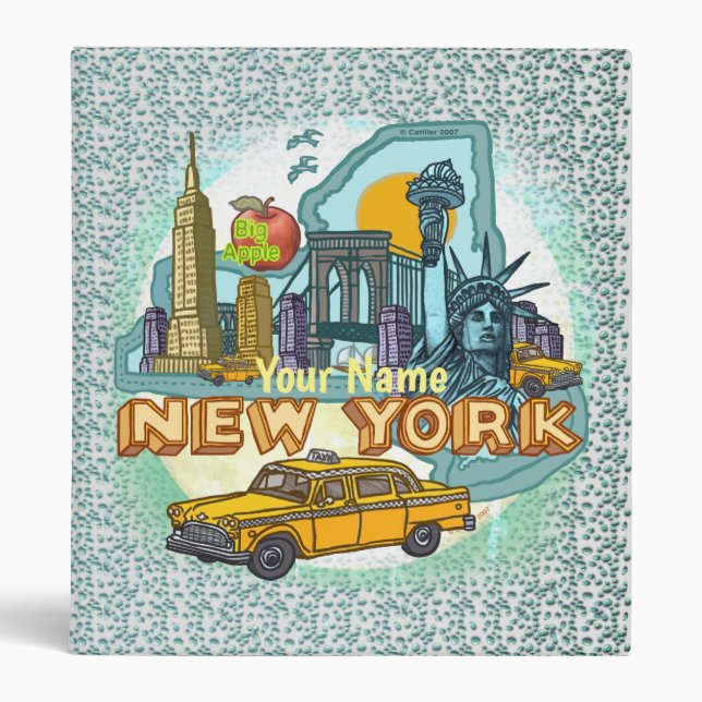 New York 3 Ring Binder (Front)