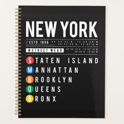 New York 5 Boroughs Planner