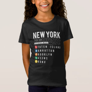 New York 5 Boroughs T-Shirt