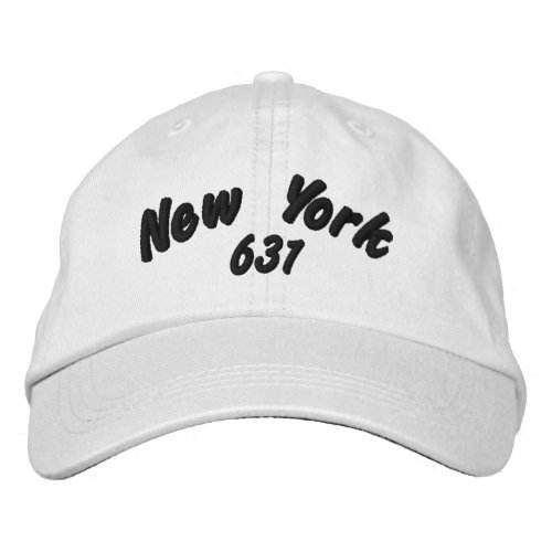 New York 631 area code Embroidered Baseball Cap