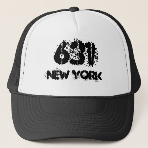 New York 631 area code Trucker Hat