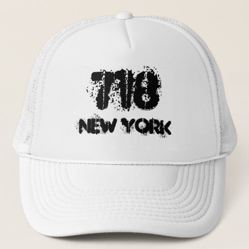 New York 718 area code Trucker Hat