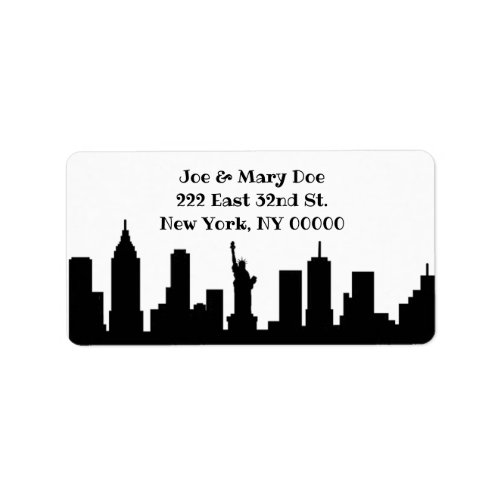 New York Address Labels