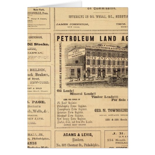 New York and Pennsylvania Oil Advertisements (Front)