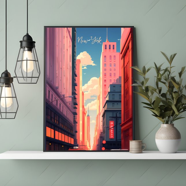 New York - Anime Style Wall Art (Creator Uploaded)