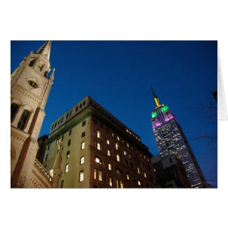 New York at Night Cards