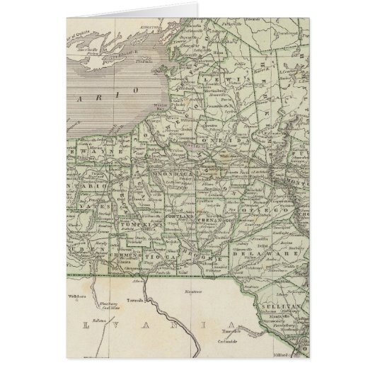 New York Atlas Map Cards (Front)