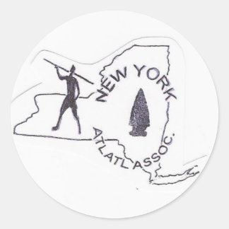 New York atlatl stickers